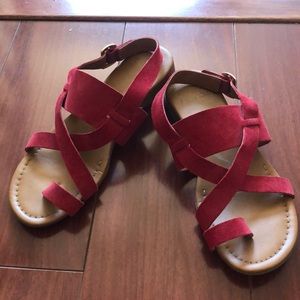 Franco Sarto Suede Sandals